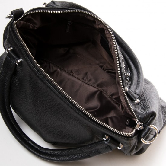 Жіноча сумка з натуральної шкіри ALEX RAI 83104-9 чорний