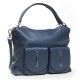 Жіноча сумка з натуральної шкіри ALEX RAI 83105-9 синій
