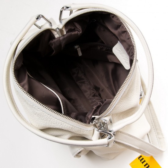 Жіноча сумка з натуральної шкіри ALEX RAI 83105-9 бежевий