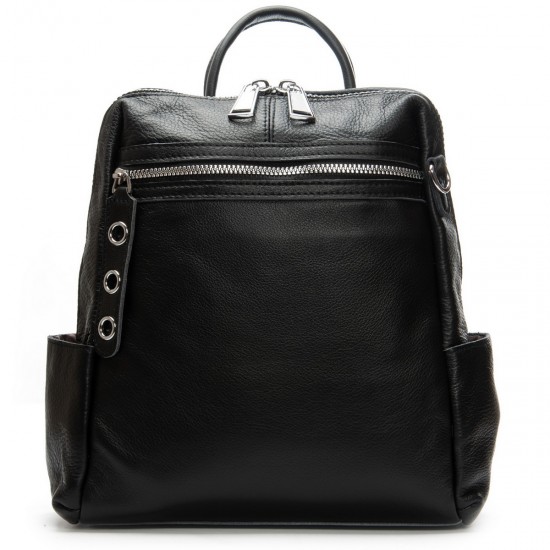 Рюкзак жіночий з натуральної шкіри ALEX RAI 8781-9 чорний