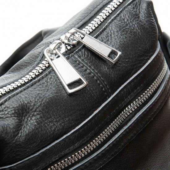 Рюкзак жіночий з натуральної шкіри ALEX RAI 8781-9 чорний