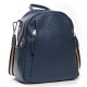 Женский рюкзак из натуральной кожи ALEX RAI 28-8907-9 синий