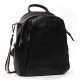 Женский рюкзак из натуральной кожи ALEX RAI 28-8907-9 черный