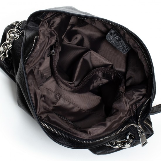 Жіноча сумка з натуральної шкіри ALEX RAI 32-8798-9 чорний