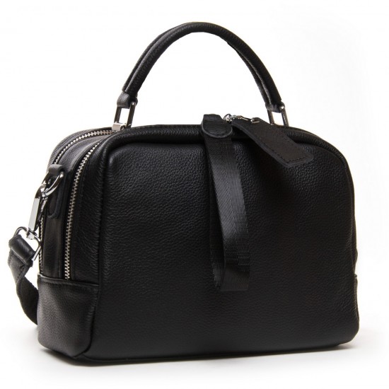 Жіноча сумочка з натуральної шкіри ALEX RAI 12-8731-9 чорний