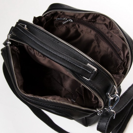 Женская сумочка из натуральной кожи ALEX RAI 12-8731-9 черный