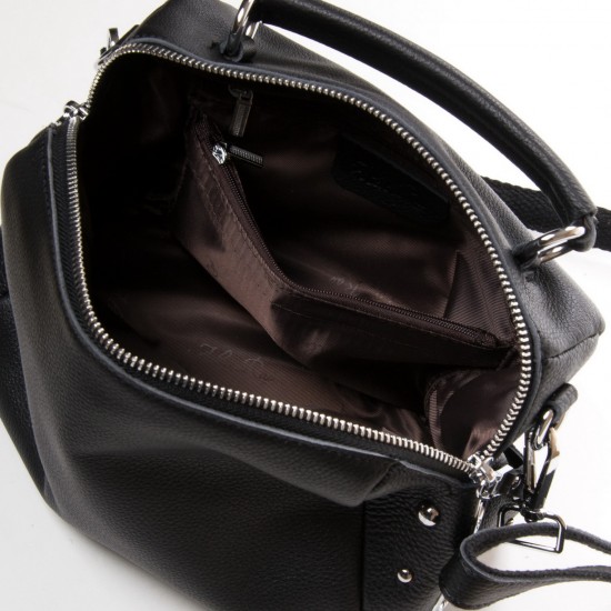 Жіноча сумка з натуральної шкіри ALEX RAI 30-7118-9 чорний