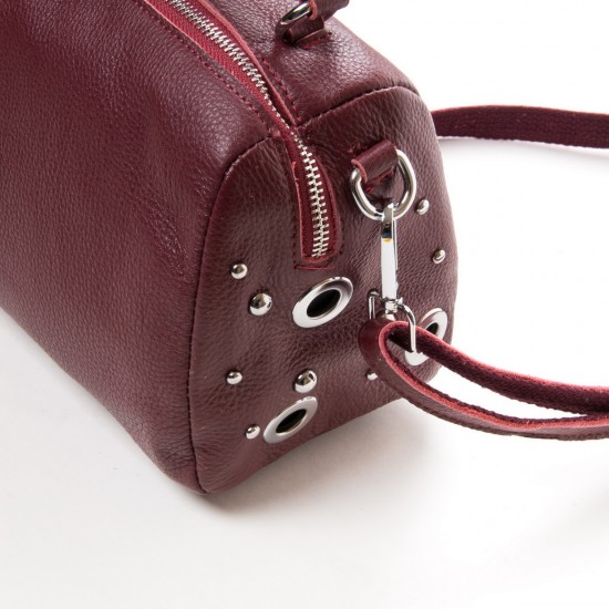 Женская сумка из натуральной кожи ALEX RAI  30-7118-9 бордовый