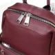 Женский рюкзак из натуральной кожи ALEX RAI 27-8903-9 бордовый