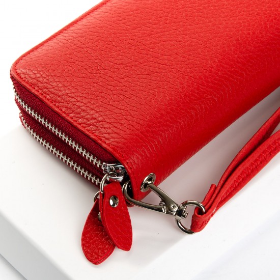 Жіночий шкіряний гаманець dr.Bond Classic W39-3 червоний