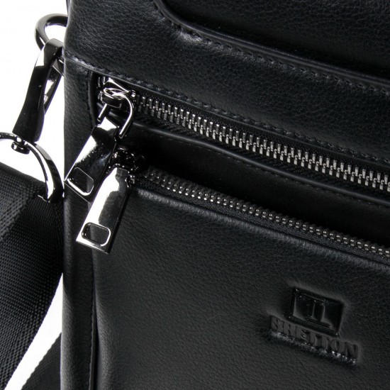 Мужская сумка-планшет из натуральной кожи BRETTON BE N2038-3 черный