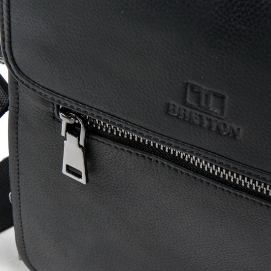 Мужская сумка-планшет из натуральной кожи BRETTON BE 9027-5 черный