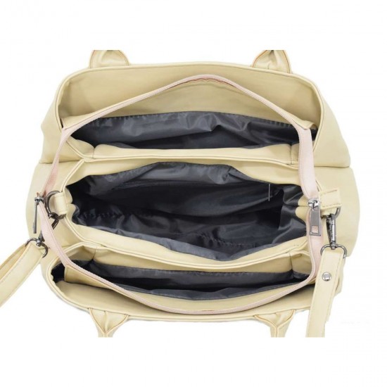 Жіноча модельна сумка LUCHERINO 627 бежевий