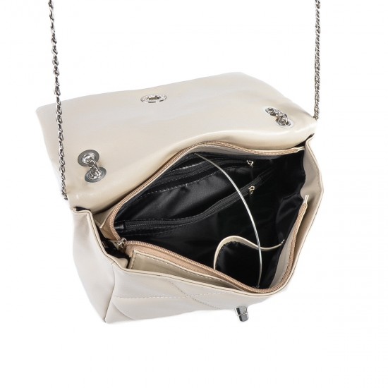 Женская модельная сумка LUCHERINO 703 бежевый