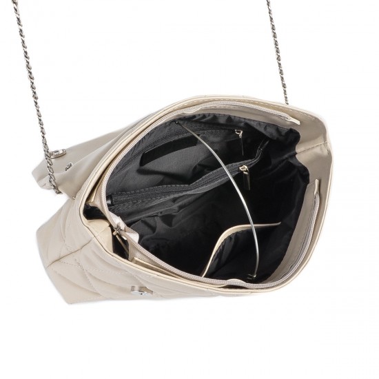 Женская модельная сумка LUCHERINO 709 бежевый