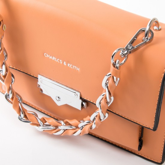 Жіноча модельна сумочка-клатч FASHION 1639 помаранчевий