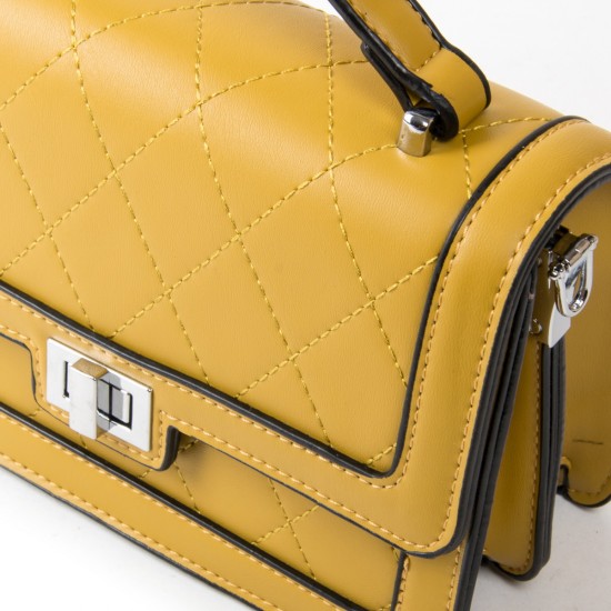 Жіноча модельна сумочка FASHION 6117 жовтий