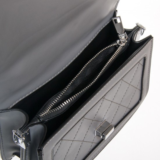 Жіноча модельна сумочка FASHION 6117 сірий