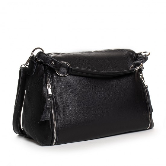 Женская сумка из натуральной кожи ALEX RAI 9501 черный
