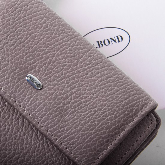 Жіночий шкіряний гаманець dr.Bond Classic WN-1 лиловий