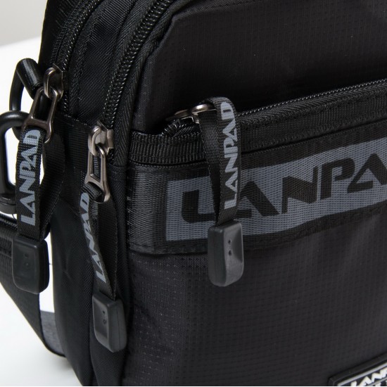 Чоловіча сумка планшет Lanpad 82006 чорний