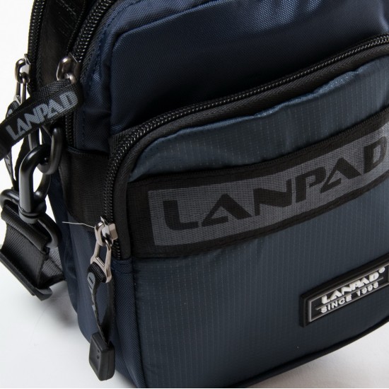 Чоловіча сумка планшет Lanpad 82005 синій
