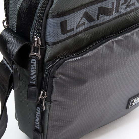 Мужская сумка-планшет Lanpad 6008 серый