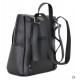 Жіноча сумка-рюкзак LUCHERINO 656 чорний  замш