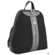 Жіноча сумка-рюкзак LUCHERINO 570 чорний  замш