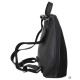 Жіноча сумка-рюкзак LUCHERINO 570 чорний  замш