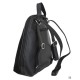Женская сумка-рюкзак LUCHERINO 570 черный замш