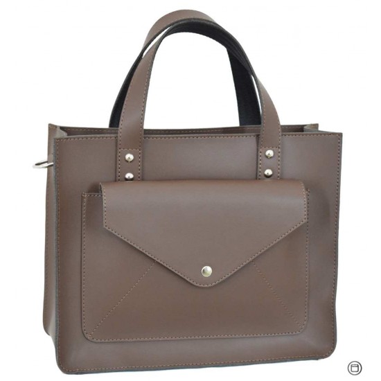Женская сумка из натуральной кожи LUCHERINO 630 шоколадный
