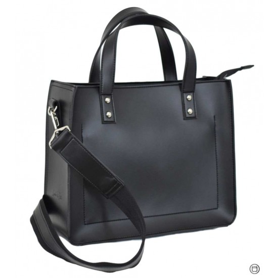 Женская модельная сумка LUCHERINO 630 черный + замш