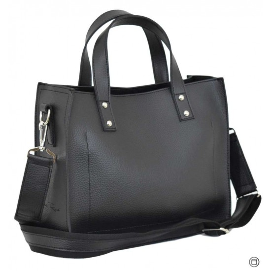 Жіноча модельна сумка LUCHERINO 630 чорний матовий