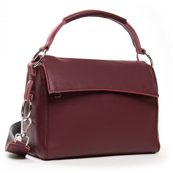 Женская сумка из натуральной кожи ALEX RAI 83103 бордовый
