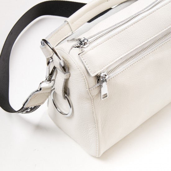 Жіноча сумка з натуральної шкіри ALEX RAI  83103  білий