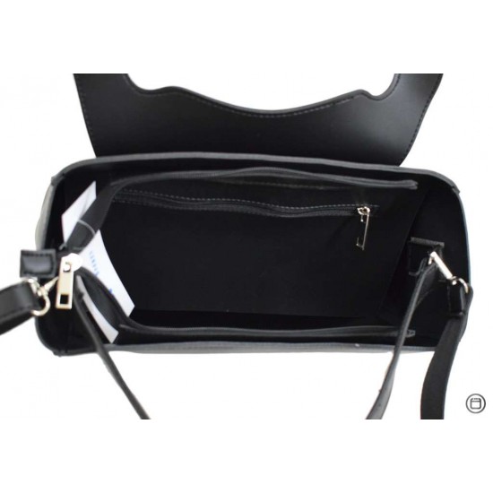 Женская модельная сумка LUCHERINO 668 черный глянец