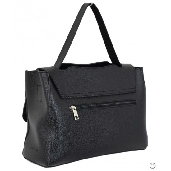 Жіноча модельна сумка LUCHERINO 668 чорний матовий