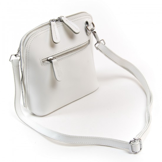 Жіноча сумочка-клатч з натуральної шкіри ALEX RAI 32-8803 білий