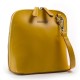 Жіноча сумочка-клатч з натуральної шкіри ALEX RAI 32-8803 жовтий