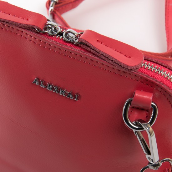 Женская сумочка-клатч из натуральной кожи ALEX RAI 32-8803 коралловый