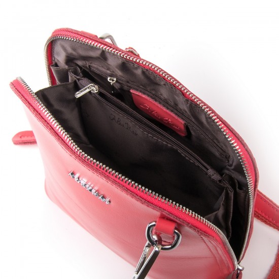 Женская сумочка-клатч из натуральной кожи ALEX RAI 32-8803 коралловый
