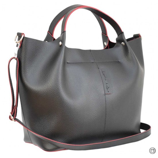 Жіноча модельна сумка LUCHERINO 575 чорний матовий