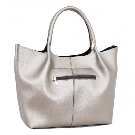 Жіноча модельна сумка LUCHERINO 520 срібло