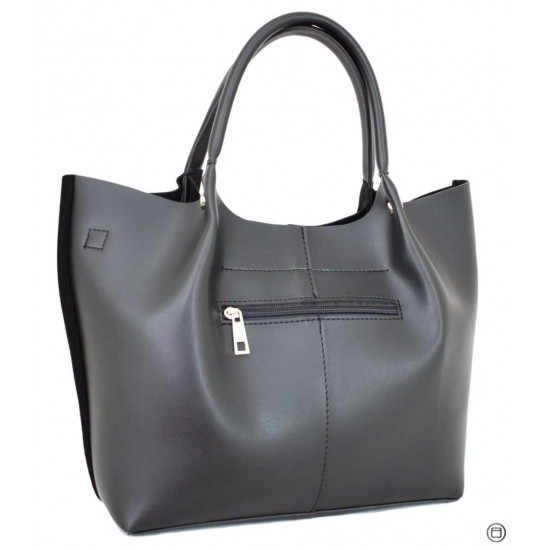 Женская сумка из натурального замша LUCHERINO 520 черный