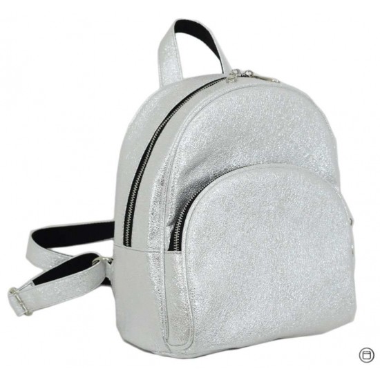 Жіночий рюкзак LUCHERINO 652 срібло