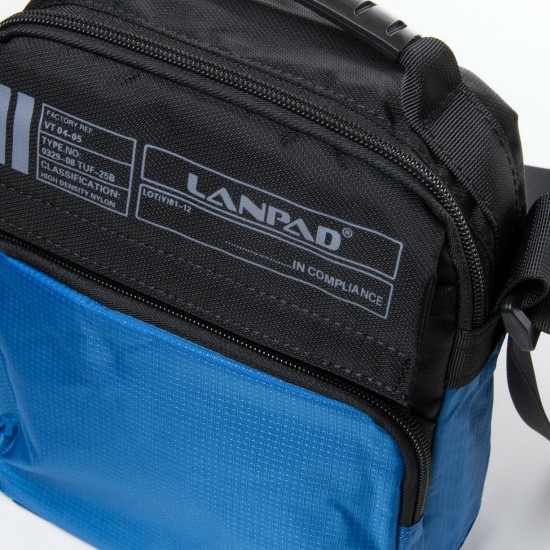 Чоловіча сумка планшет Lanpad 7674 синій