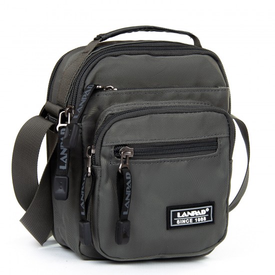 Мужская сумка-планшет Lanpad 53236 серый
