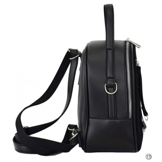 Жіночий рюкзак з натуральної замші LUCHERINO 670 чорний