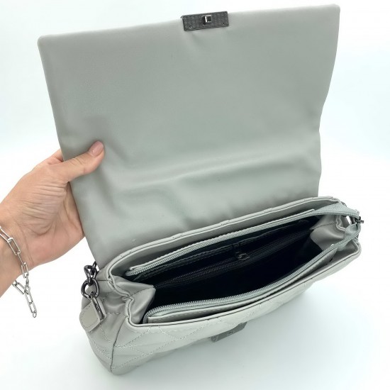 Жіноча модельна сумочка WELASSIE Обрі сірий